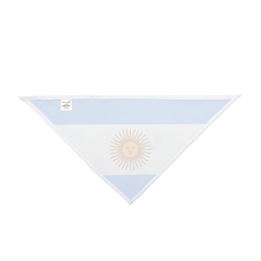 Soccer Fan Pet Bandana — Argentina