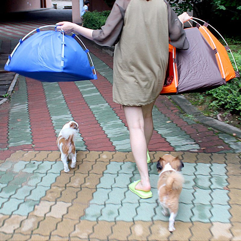 Foldable Pet Tent House for Small Dogs & Cats