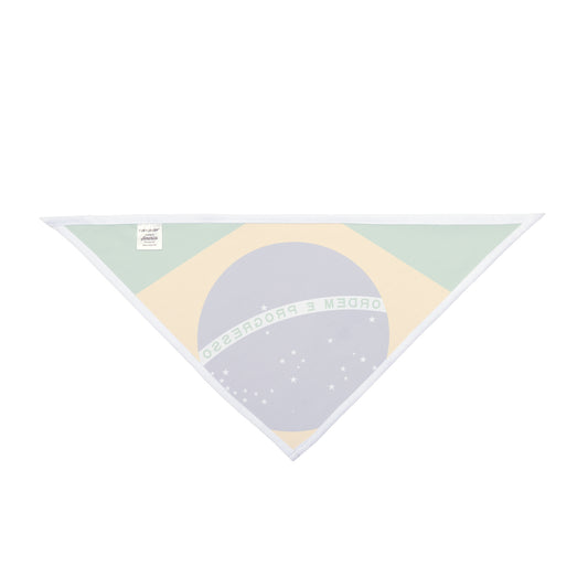 Soccer Fan Pet Bandana — Brazil