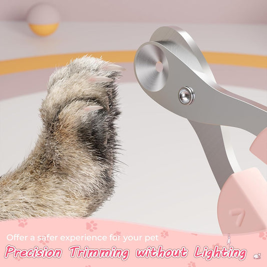 Cat Nail Clipper with Safety Positioning Hole — No-Quick Trimmer