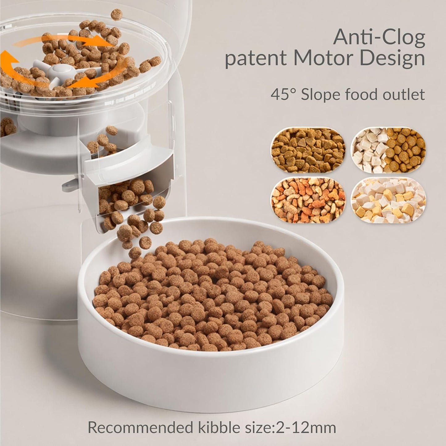 Wi-Fi Automatic Cat Feeder with App Portion Control - photo 5