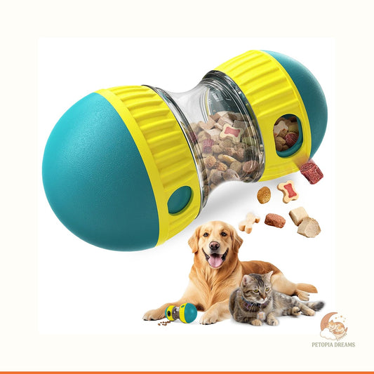 Treat Dispensing Dog Puzzle Ball — Slow Feeder & Enrichment Toy | Petopia Dreams