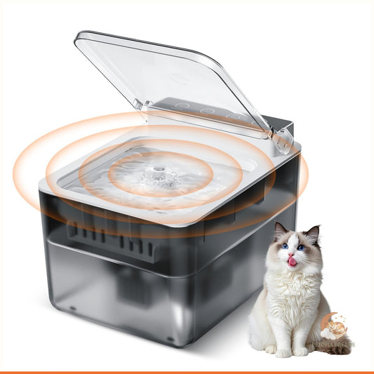 Wireless Cat Water Fountain — 3L Stainless Steel Pet Fountain | Petopia Dreams