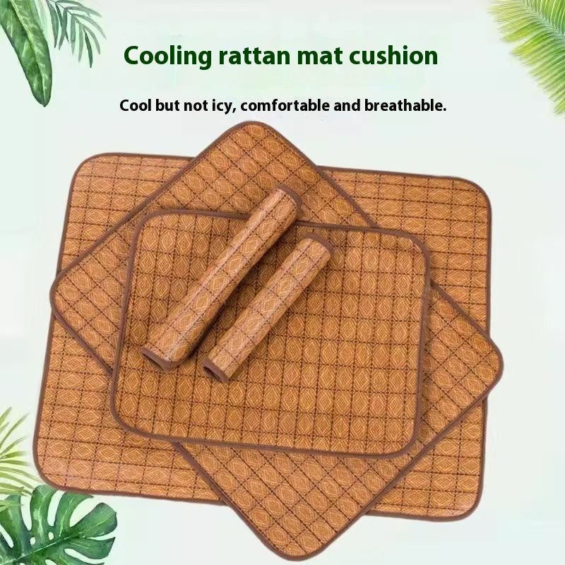 Best Cooling Dog Mats for Summer: Natural Rattan Guide