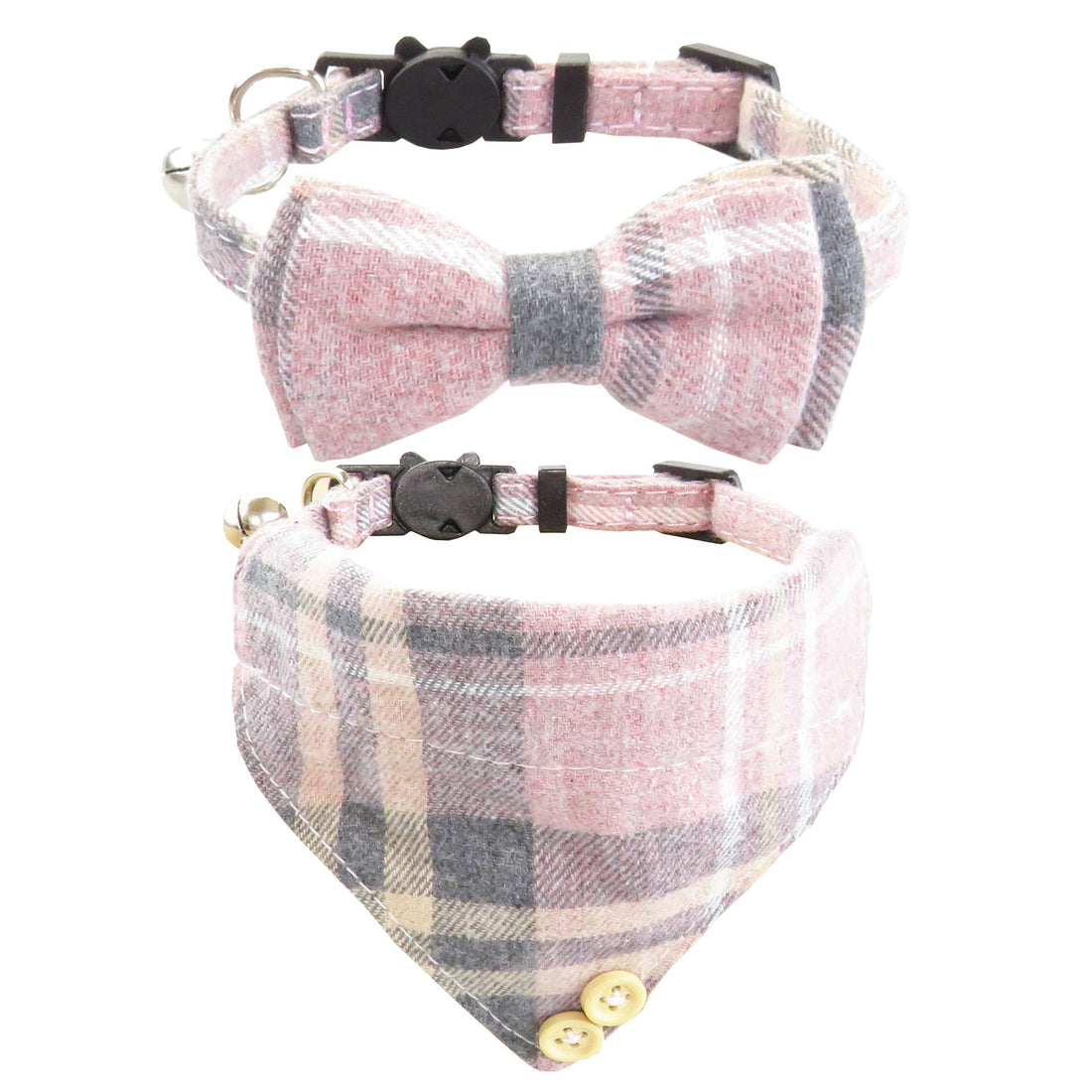 Best Breakaway Cat Collar with Bow Tie & Bandana