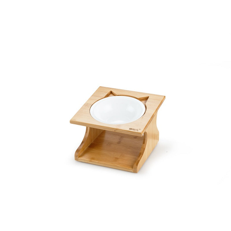 Best Elevated Ceramic Cat Bowls with Wooden Stands