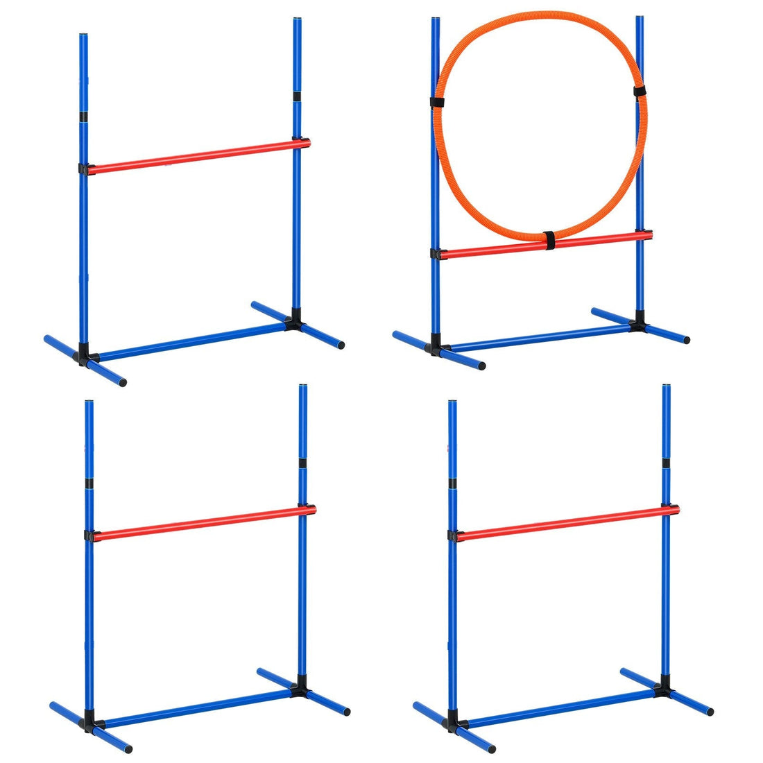 Best Dog Agility Training Set: Jump Hurdles & Rings