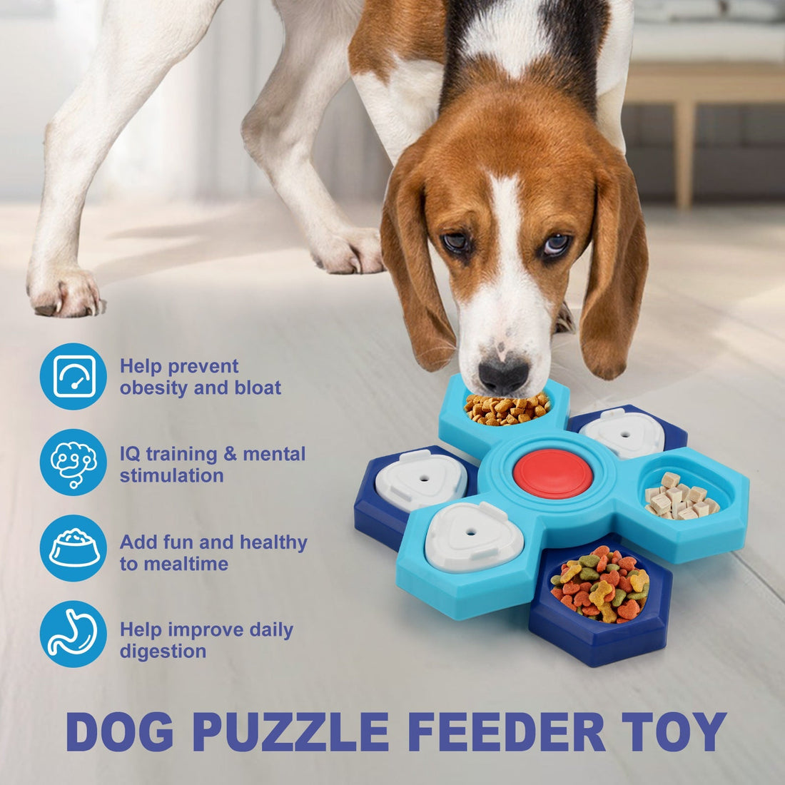Best Slow Feeder Bowl for Fast Eating Dogs: Maze Design