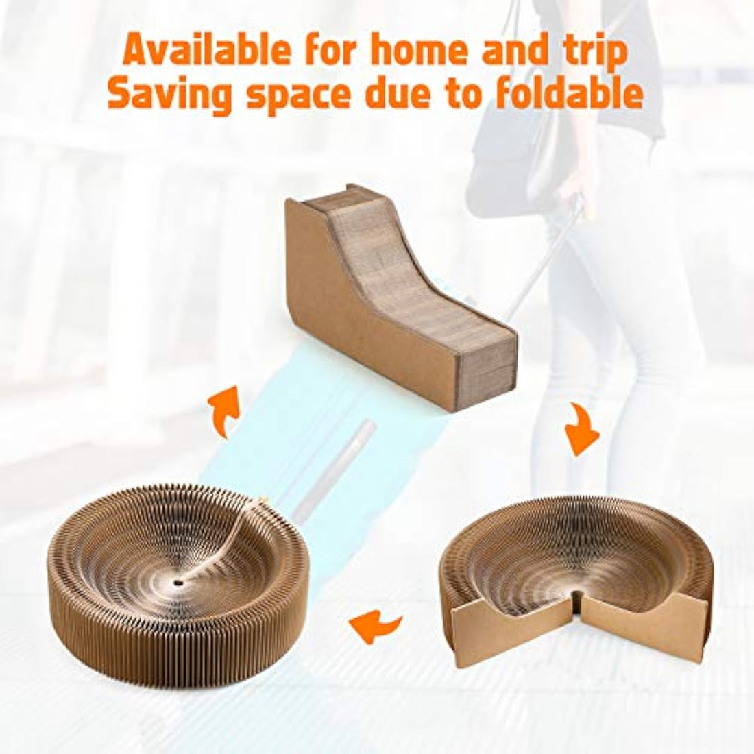 Best Collapsible Cardboard Cat Scratcher Lounge Beds