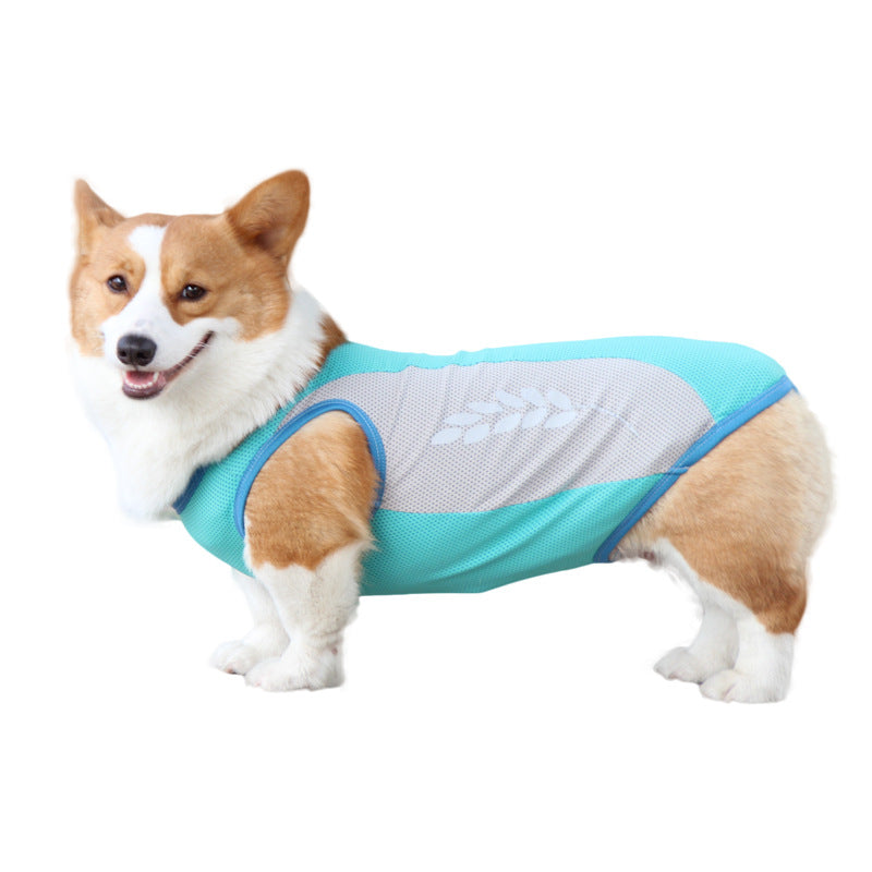 Cooling Dog Vest with Reflective Strip — Summer Cool Coat