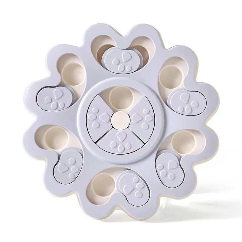 Slow Feeder Dog Bowl - Flower Maze Puzzle Feeder