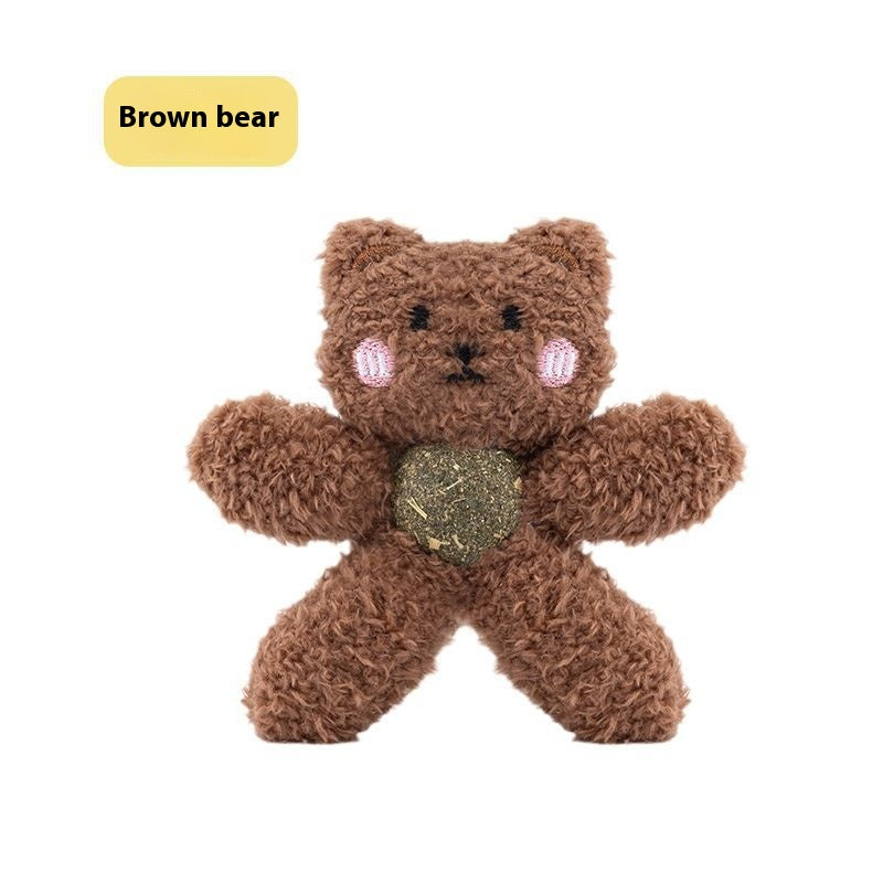 Catnip Ball Cat Toy — Cuddly Plush Molar Chew for Healthy Teeth