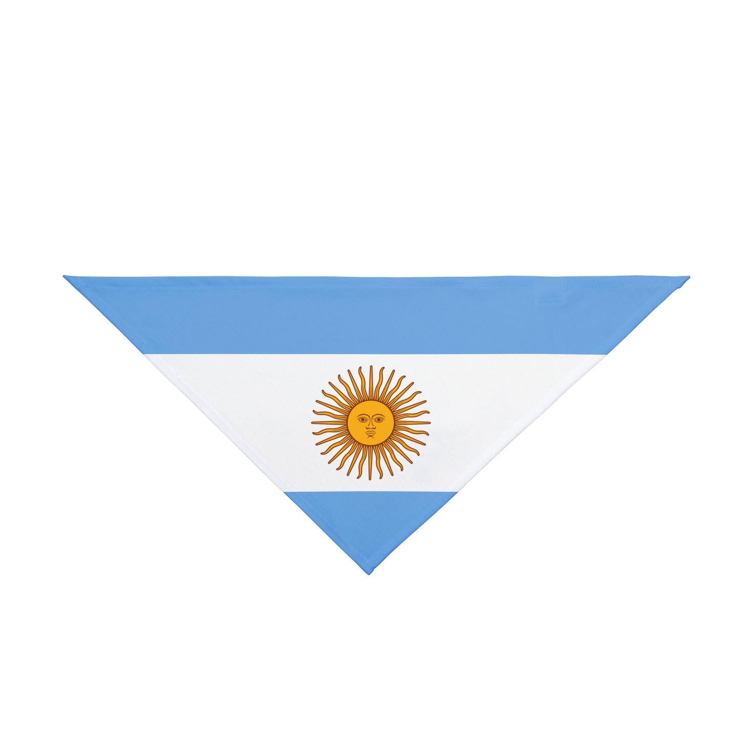 Soccer Fan Pet Bandana — Argentina
