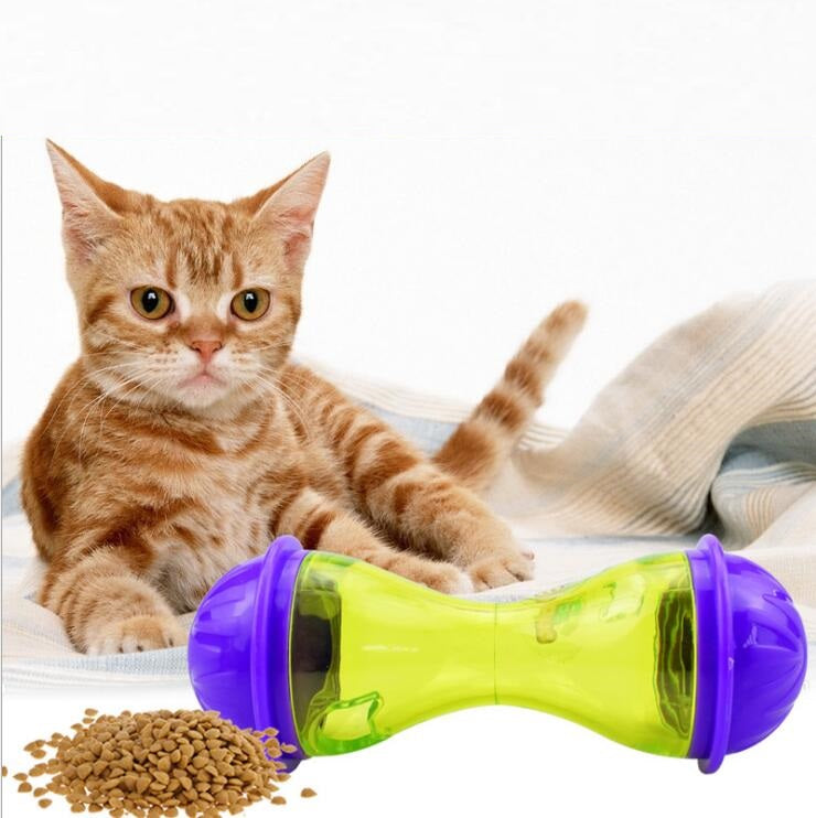 Interactive Cat Treat Ball — IQ Slow Feeder & Training Toy
