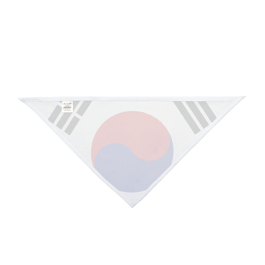 Soccer Fan Pet Bandana — South Korea