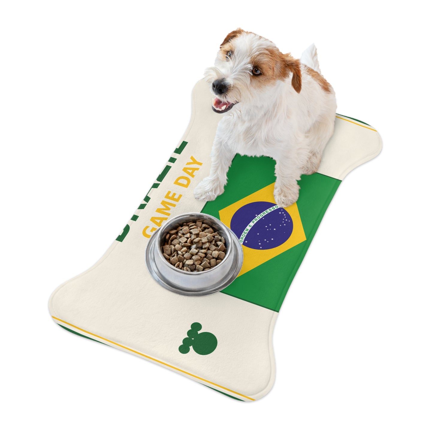 World Cup Pet Feeding Mat - Brazil