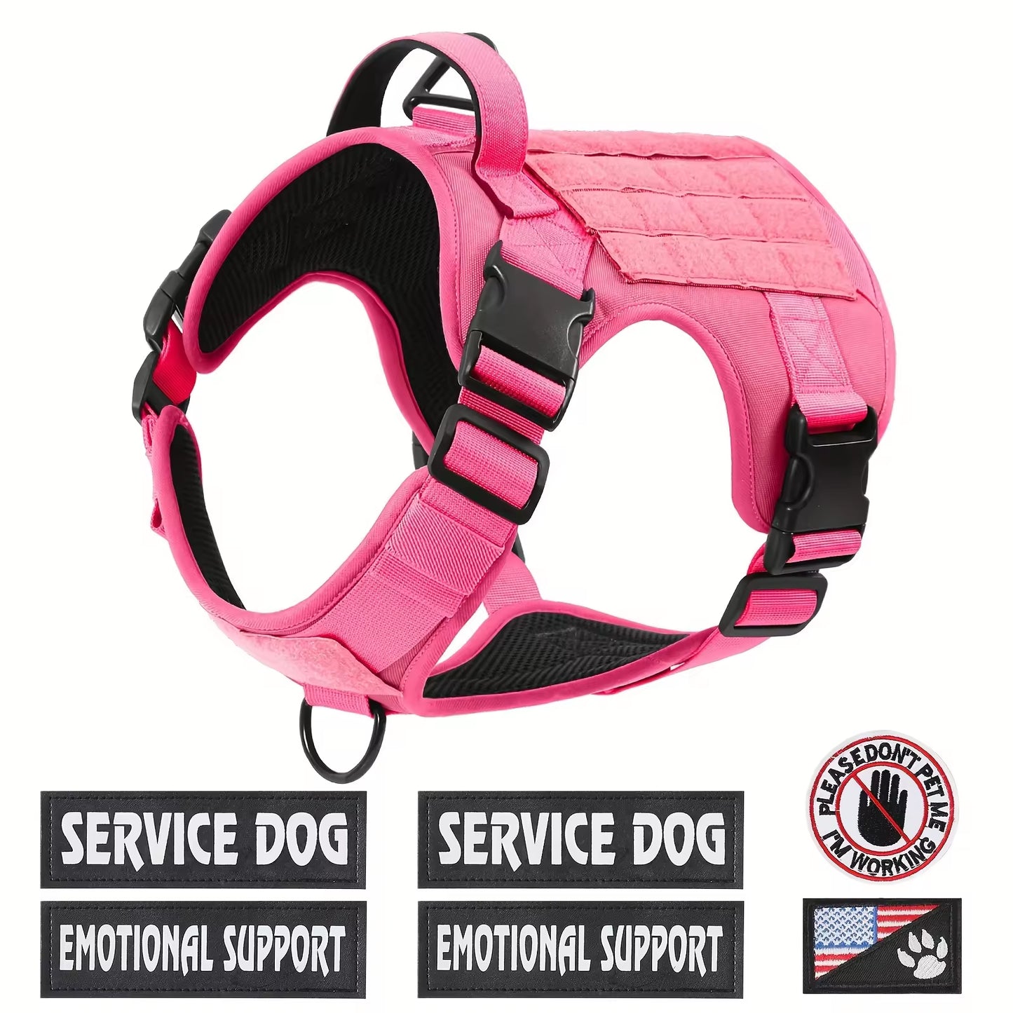 Tactical Dog Harness Vest — Reflective, No-Pull Adventure Gear