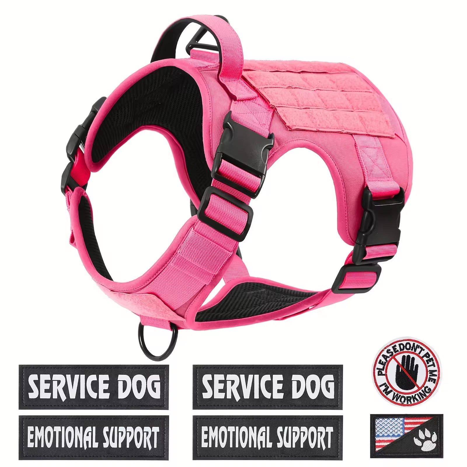 Tactical Dog Harness Vest — Reflective, No-Pull Adventure Gear