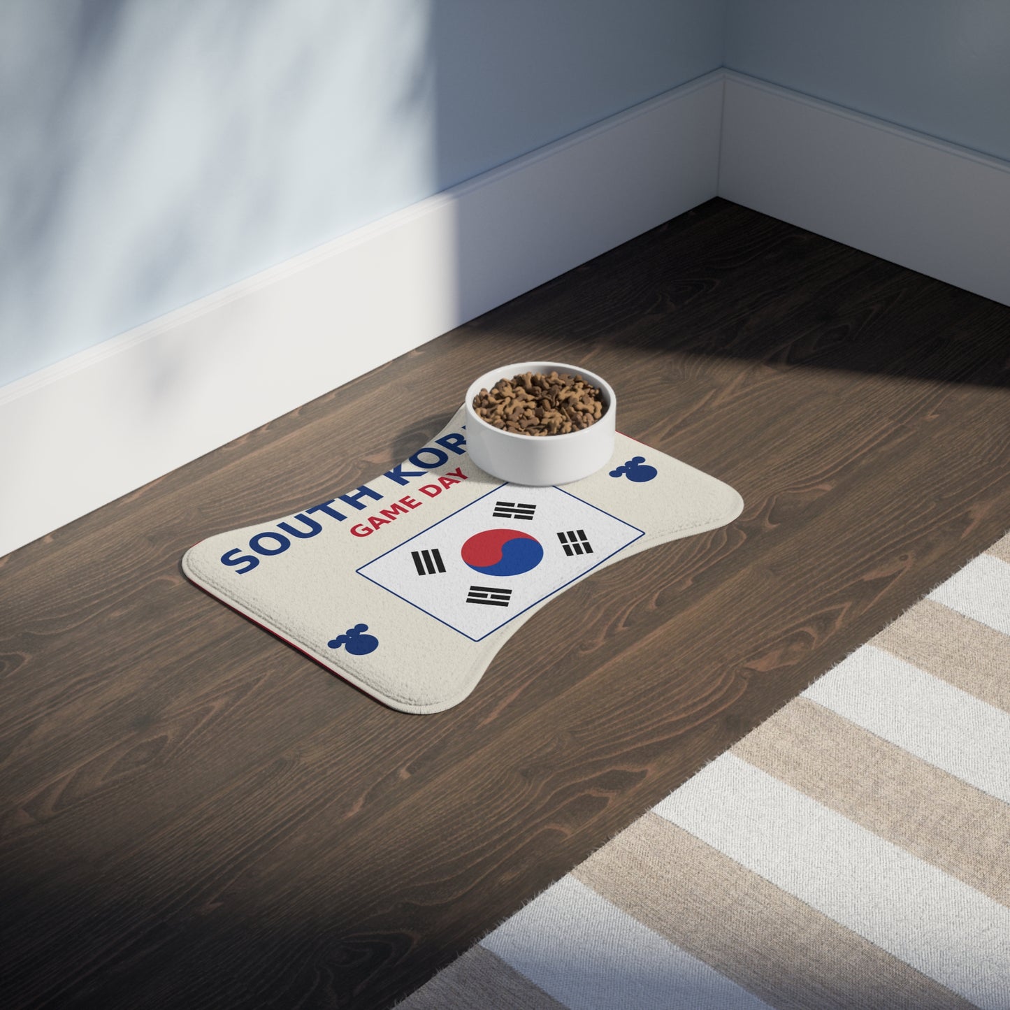World Cup Pet Feeding Mat - South Korea