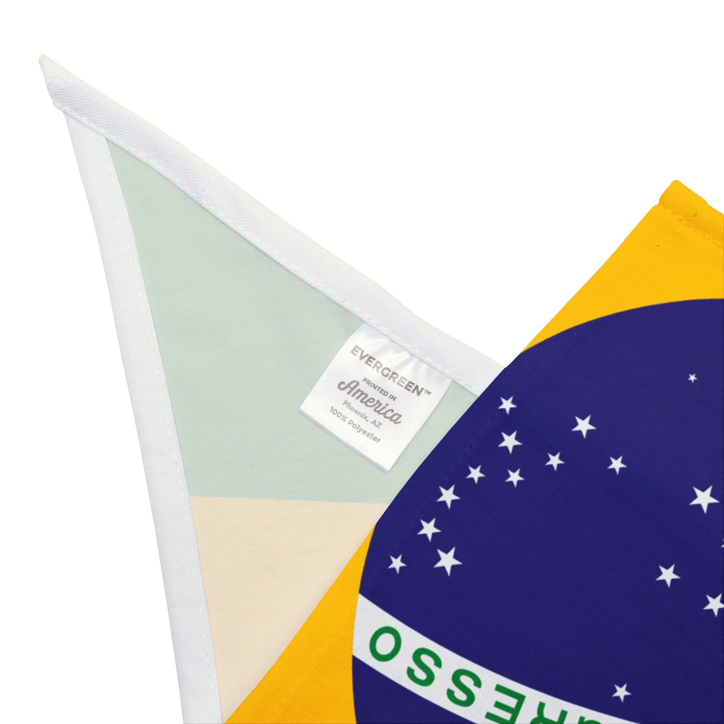 Soccer Fan Pet Bandana — Brazil