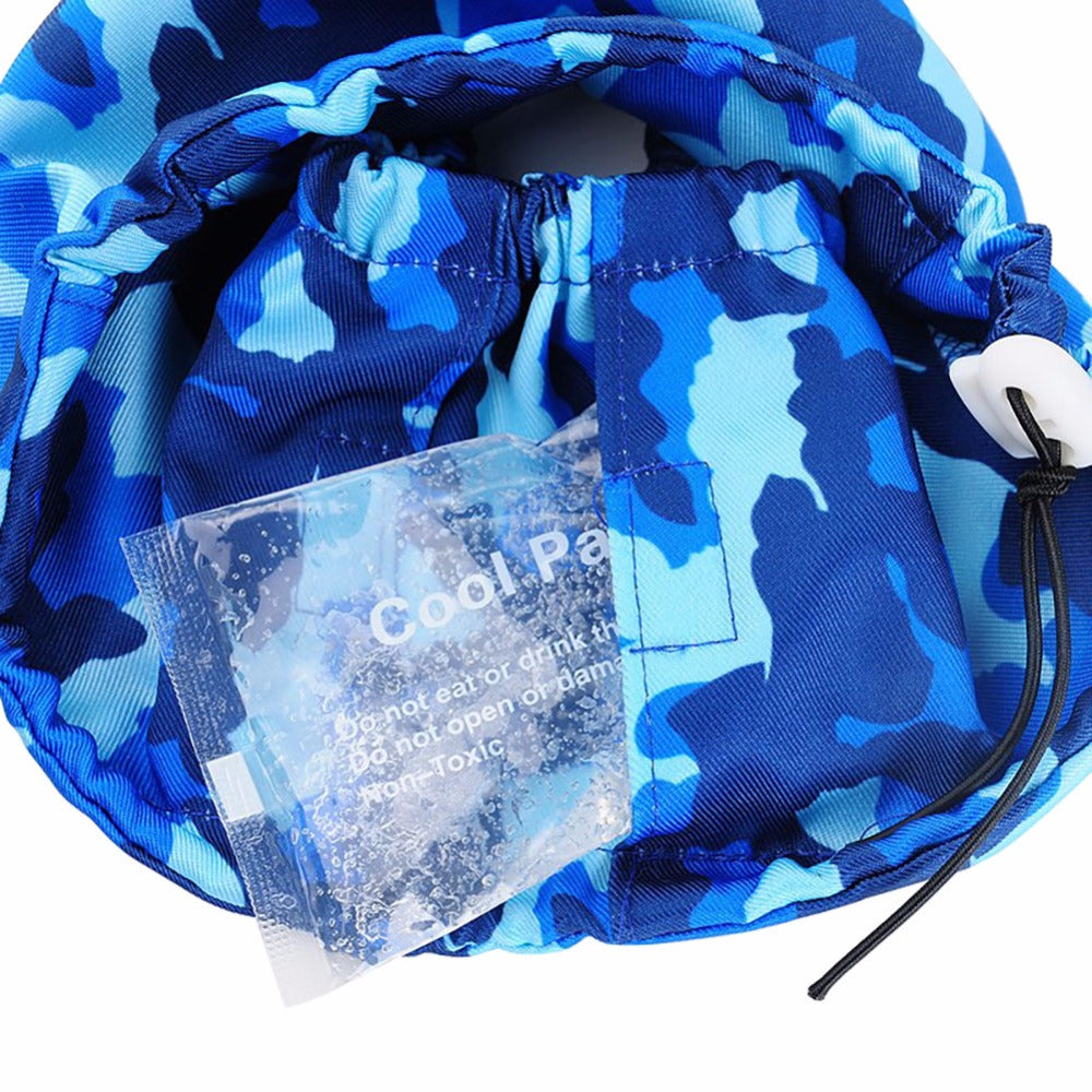 Pet Cooling Scarf with Ice Pack — Summer Heat Relief Bandana