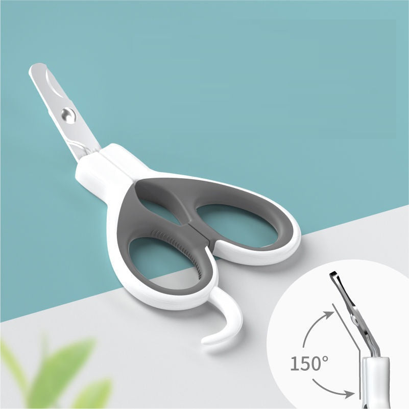 Cat Nail Clippers with Angled Blade & Safety Guard