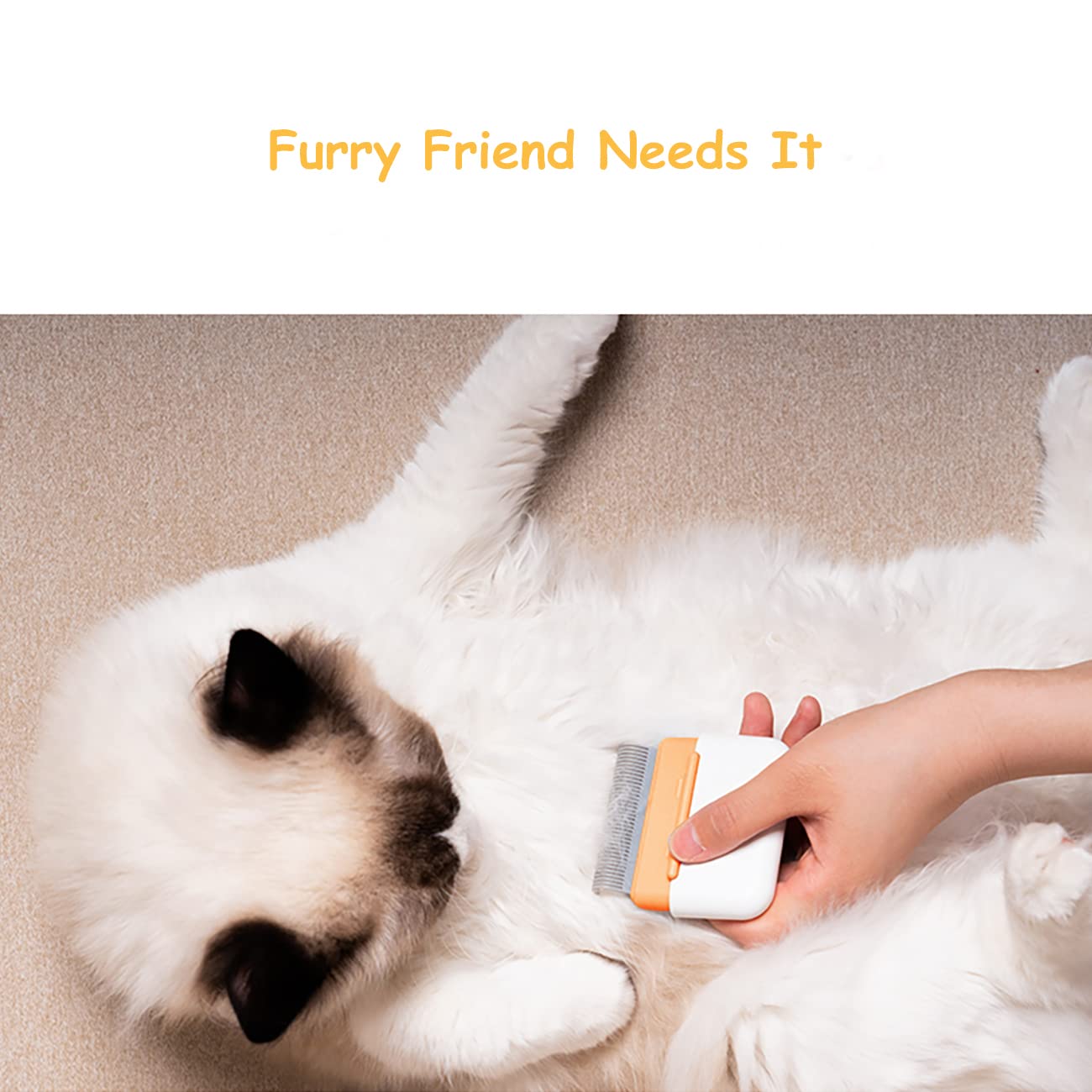Double-Sided Deshedding Brush for Cats & Dogs