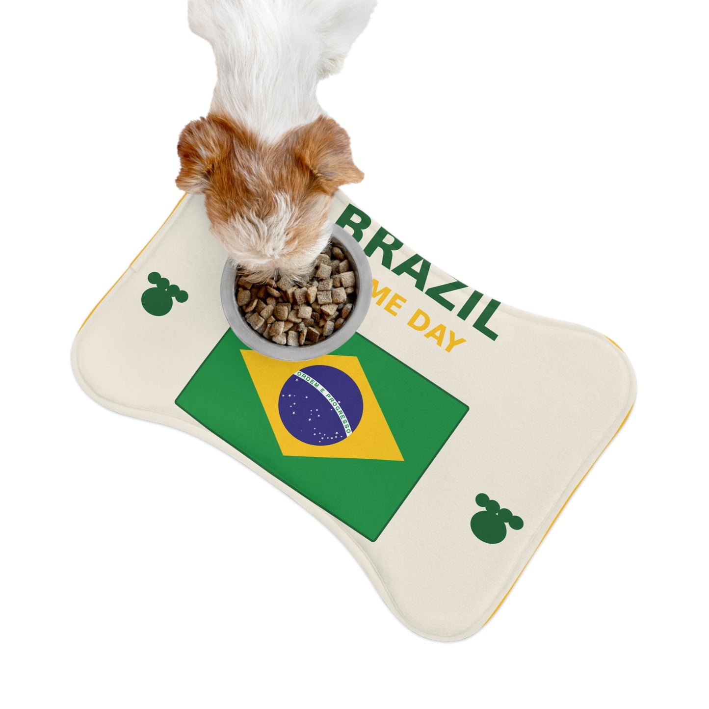 World Cup Pet Feeding Mat - Brazil