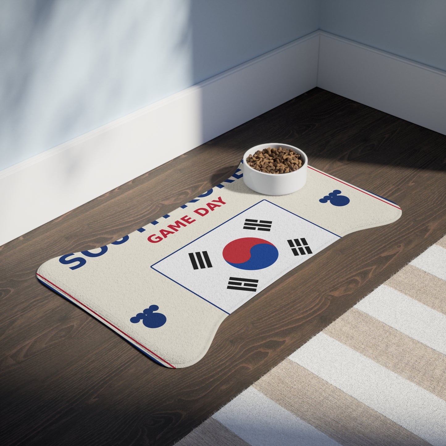 World Cup Pet Feeding Mat - South Korea