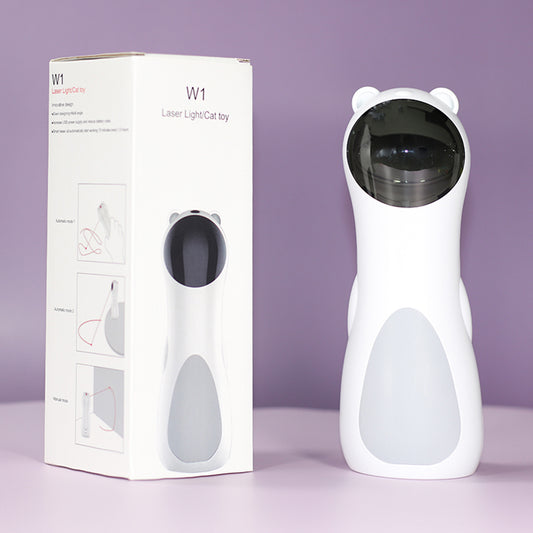Automatic Laser Cat Toy — Auto-Play Bear with Timer & Silent Motor