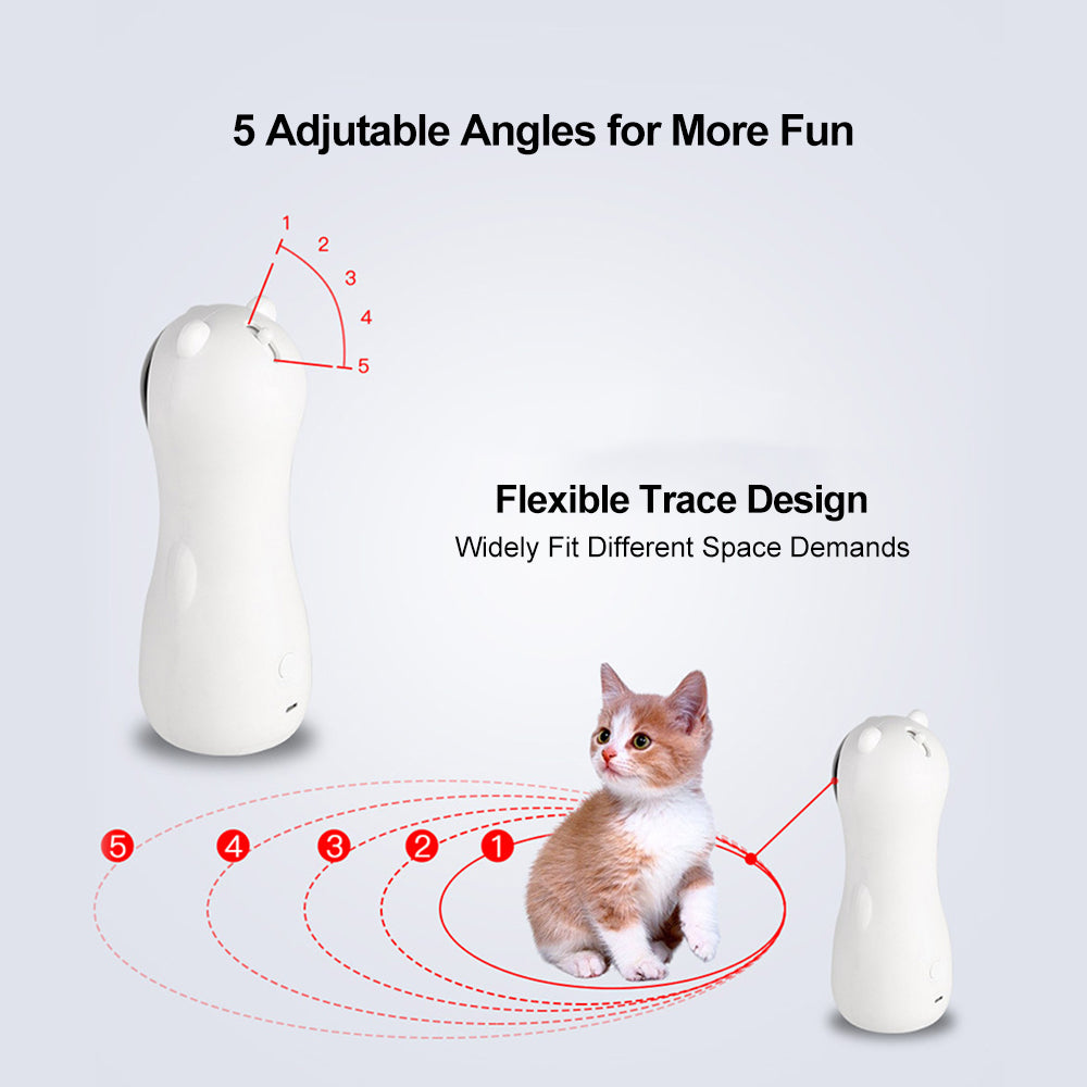 Automatic Laser Cat Toy — Auto-Play Bear with Timer & Silent Motor
