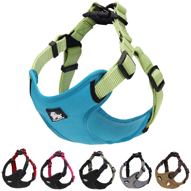 Reflective No-Pull Dog Harness Vest — Soft Padded Comfort