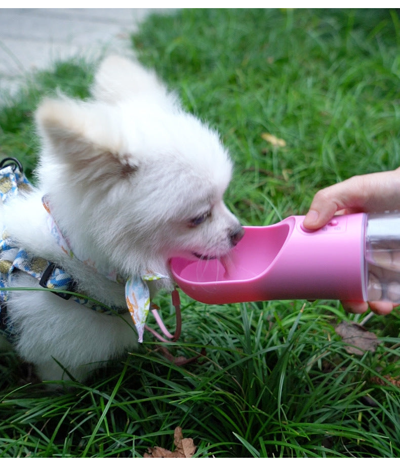Portable Dog Water Bottle: Leak-Proof Travel Dispenser & Bowl - photo 2