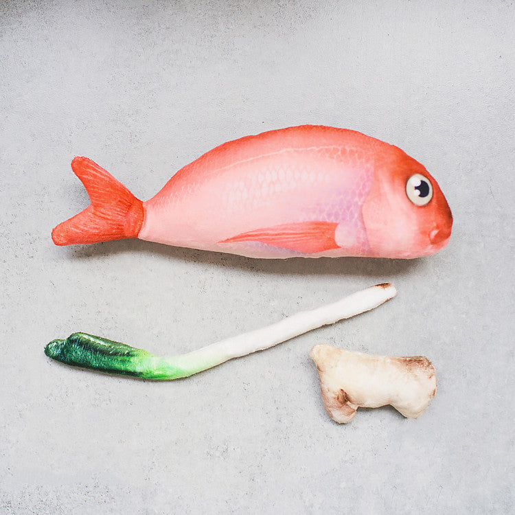 Realistic Salmon Catnip Fish Toy for Cats (4-Piece Set)