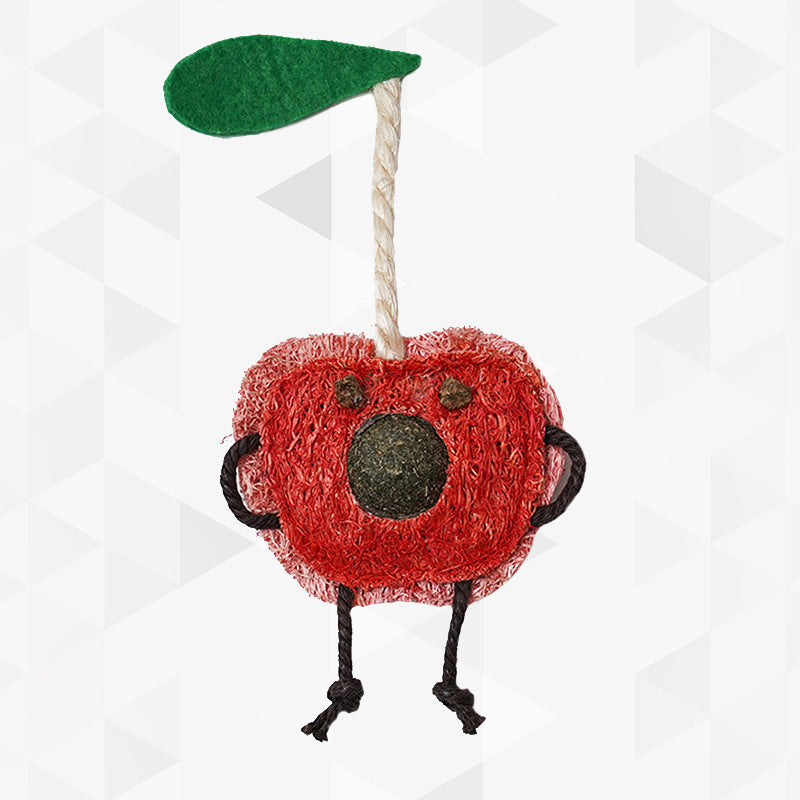 Catnip Cat Toy with Chew Ball & Teeth-Cleaning Brush