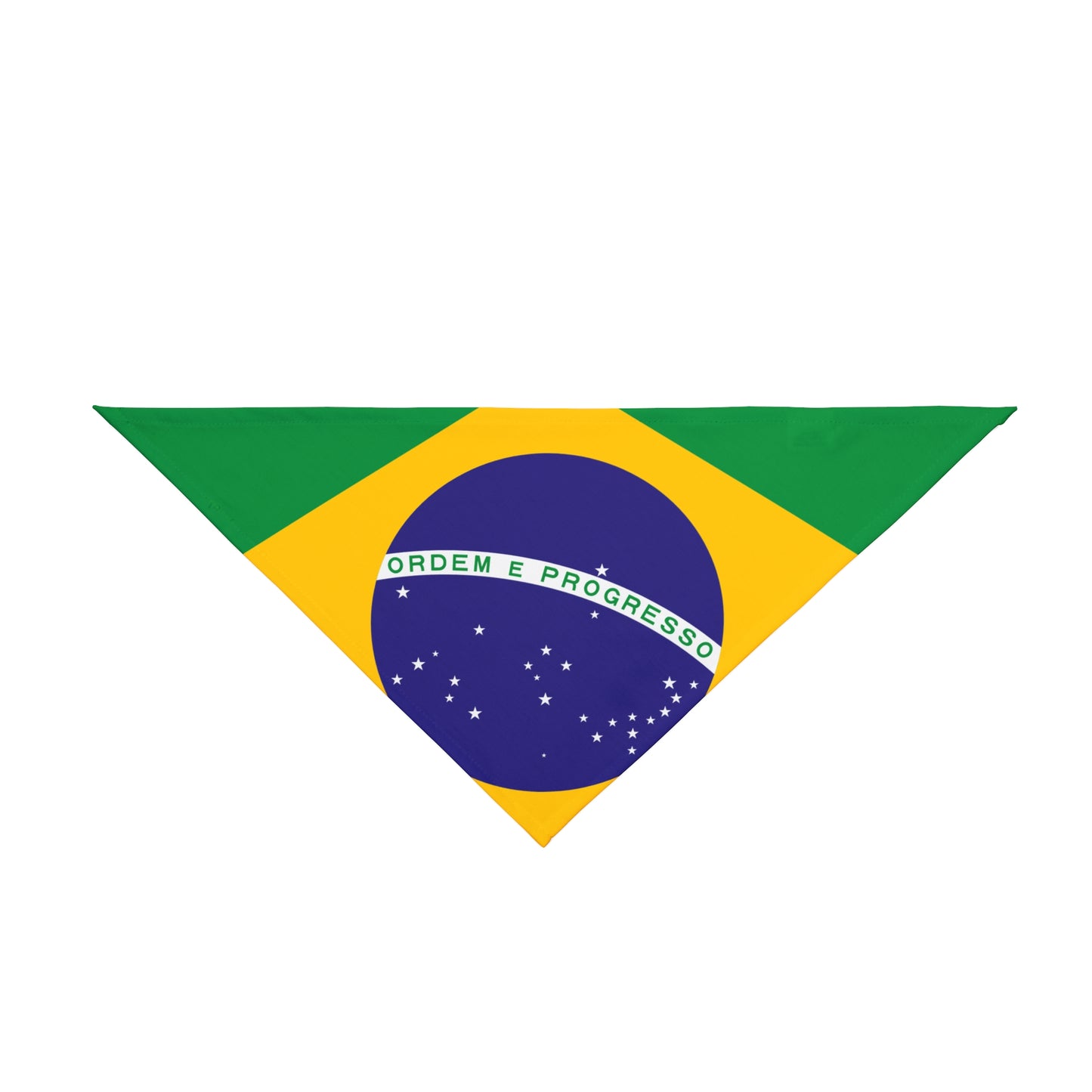 Soccer Fan Pet Bandana — Brazil