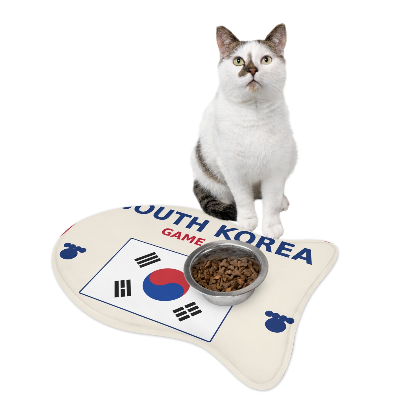 World Cup Pet Feeding Mat - South Korea