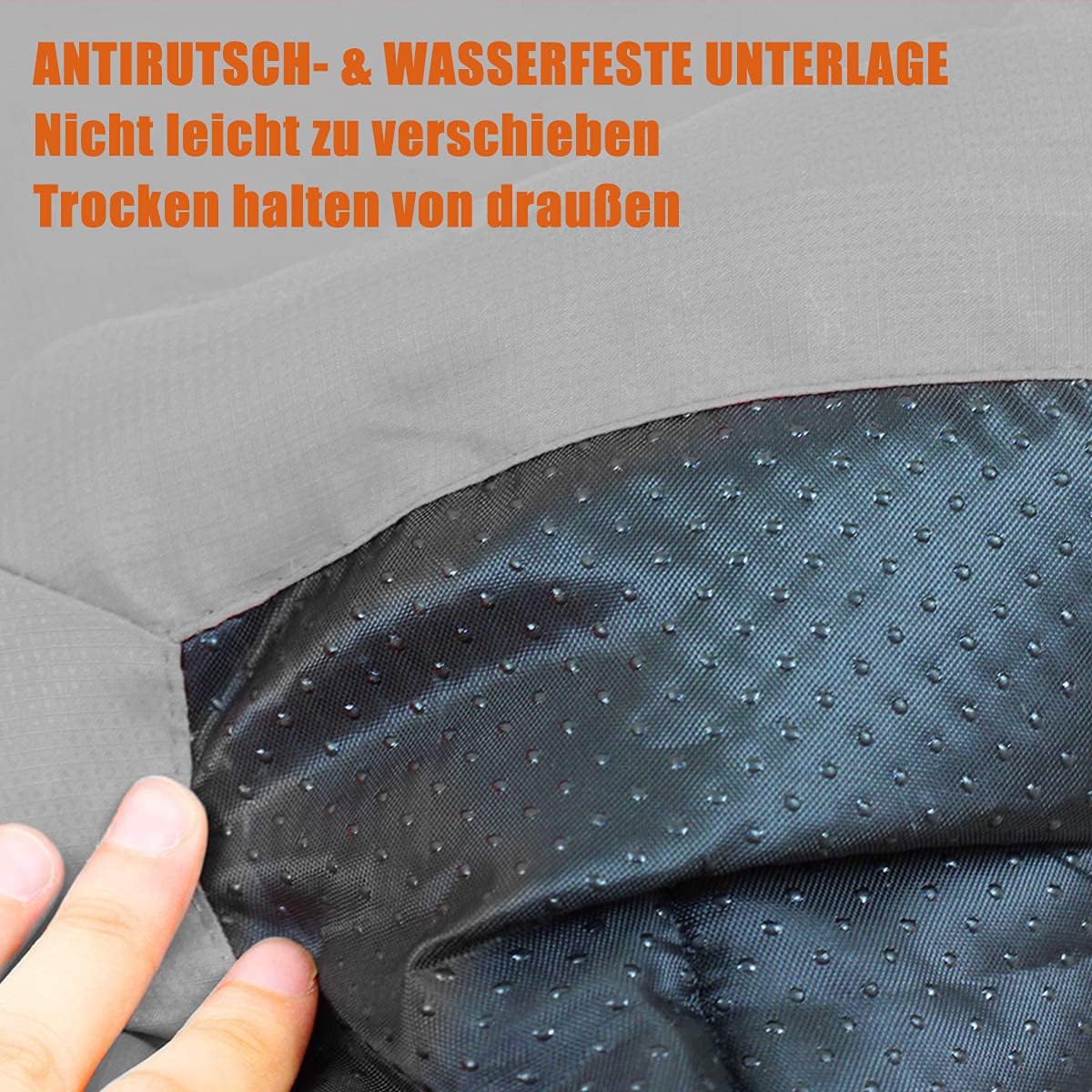 Portable Waterproof Dog Bed for Camping & Travel