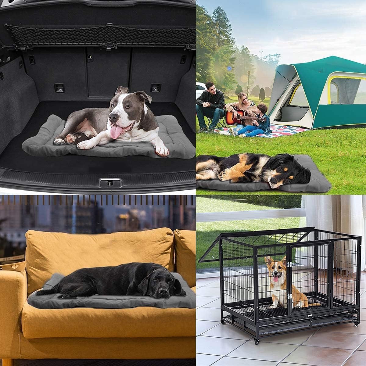 Portable Waterproof Dog Bed for Camping & Travel