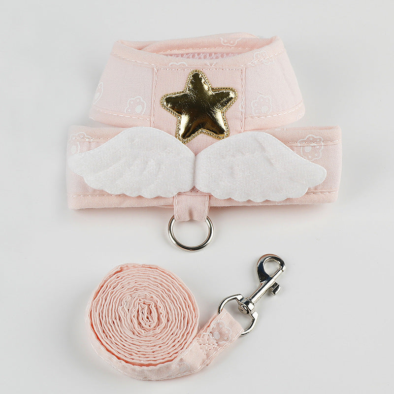 Angel Wings Cat Harness and Leash Set — Escape-Proof
