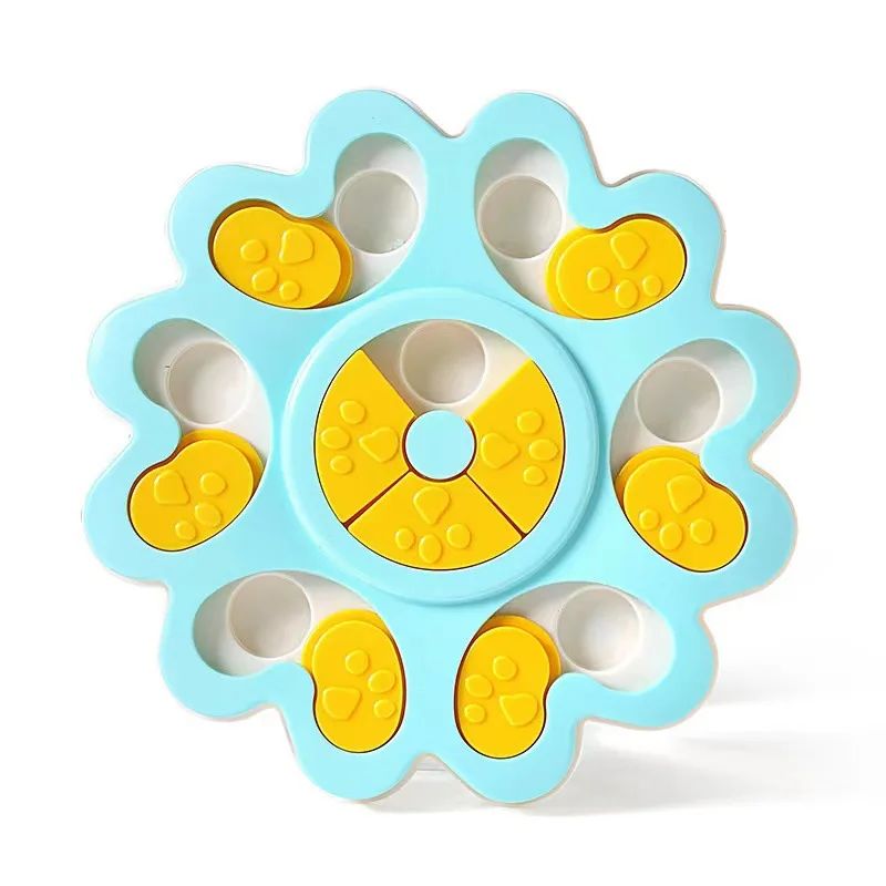 Slow Feeder Dog Bowl - Flower Maze Puzzle Feeder