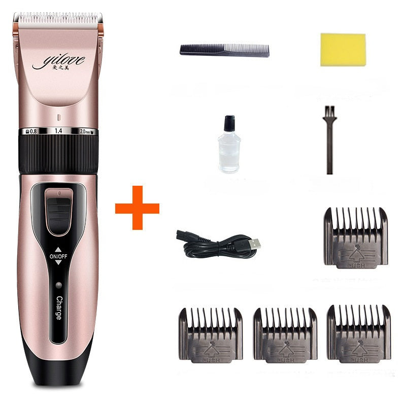 Cordless Pet Grooming Kit – Quiet Clippers for Dogs & Cats