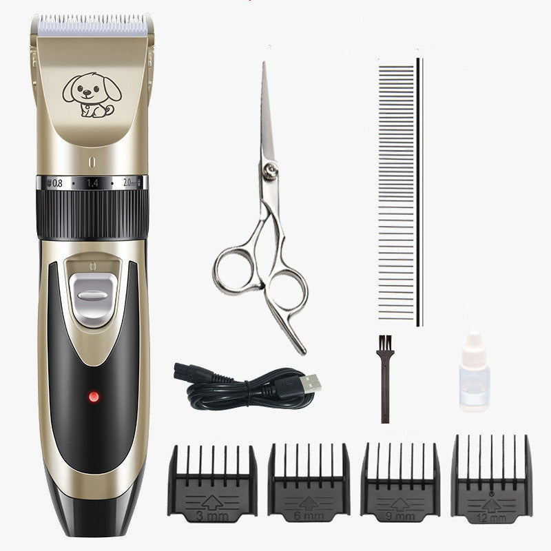 Cordless Pet Grooming Kit – Quiet Clippers for Dogs & Cats