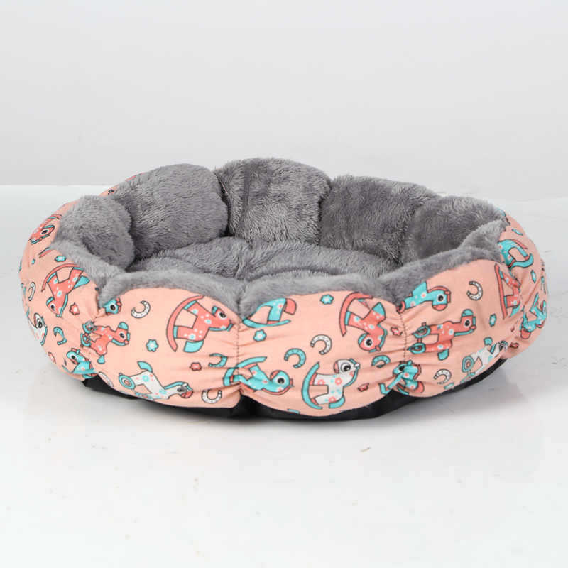 Calming Donut Cat Bed for Indoor Cats & Small Dogs