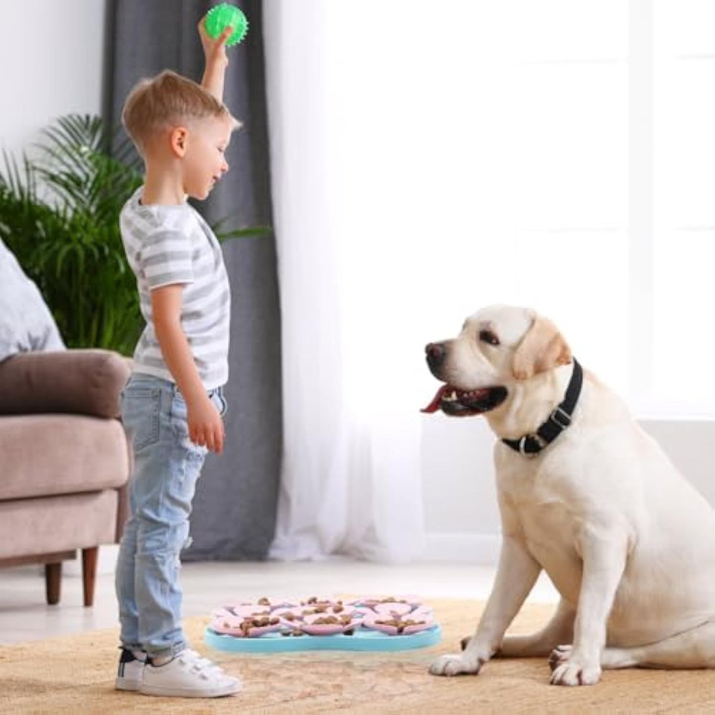 Slow Feeder Lick Mat for Dogs — Calming Silicone Pad