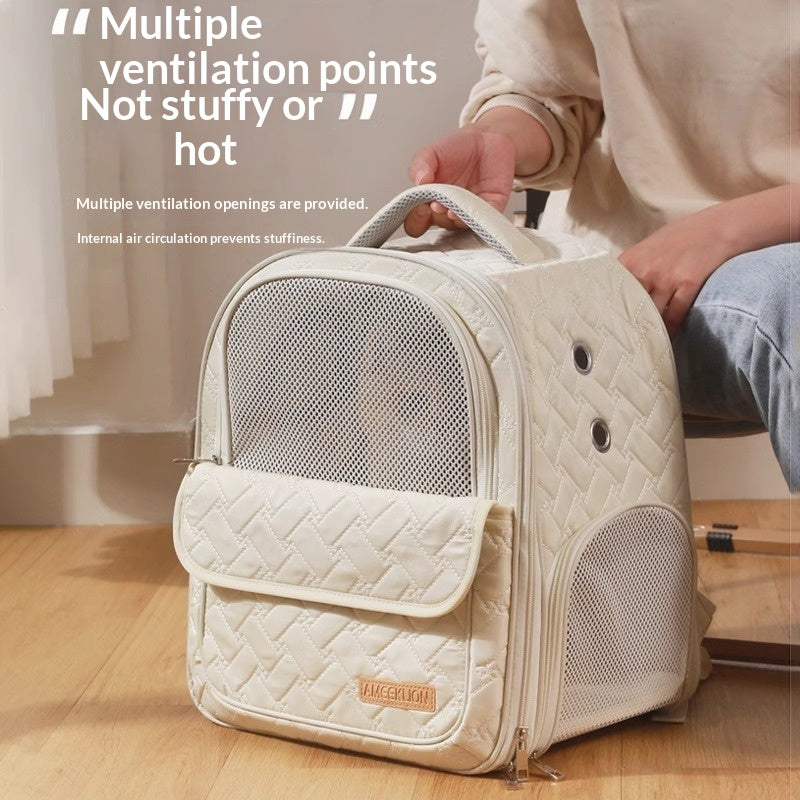 Space Capsule Cat Carrier Backpack — Breathable & Lightweight