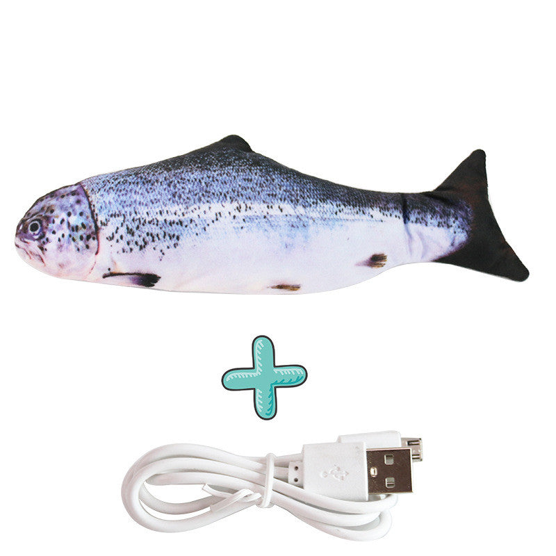 Plush Fish Cat Toy — Interactive Kicker for Bored Cats