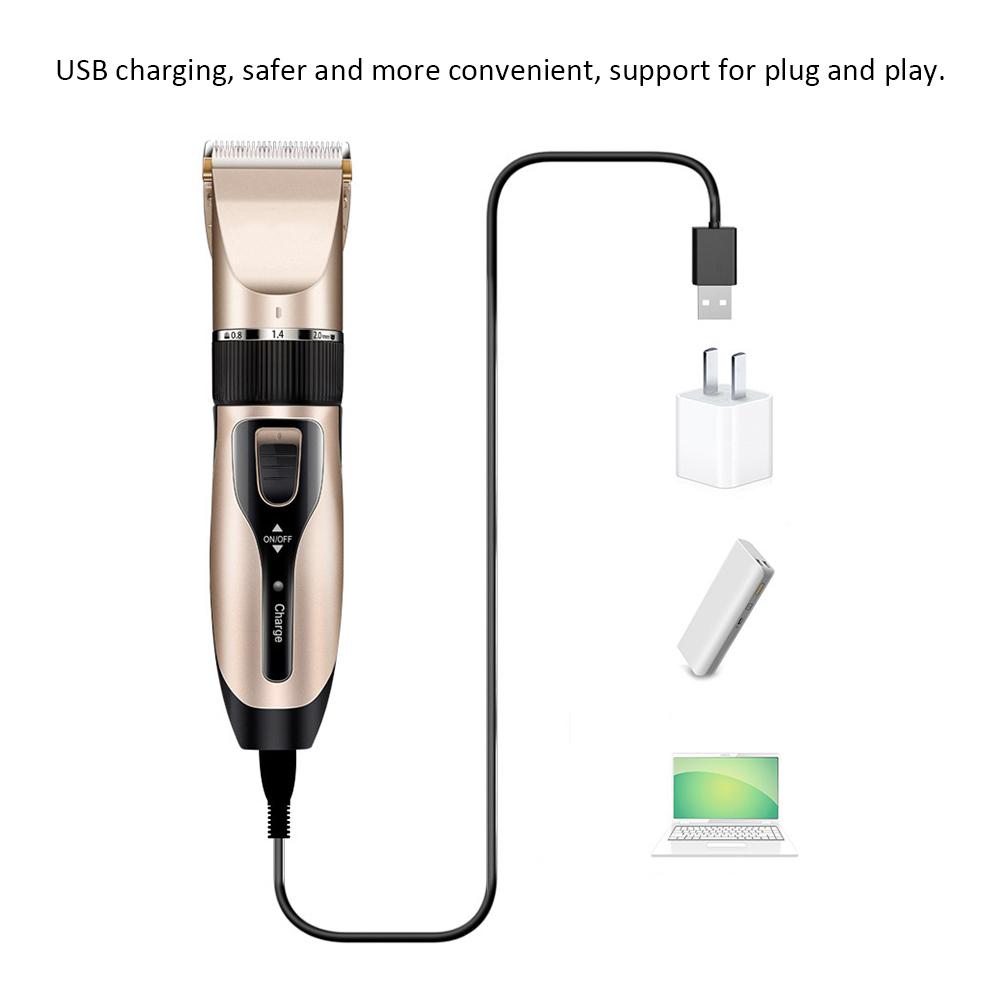 Cordless Pet Grooming Kit – Quiet Clippers for Dogs & Cats