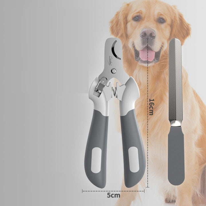 Cat Nail Clippers with Angled Blade & Safety Guard