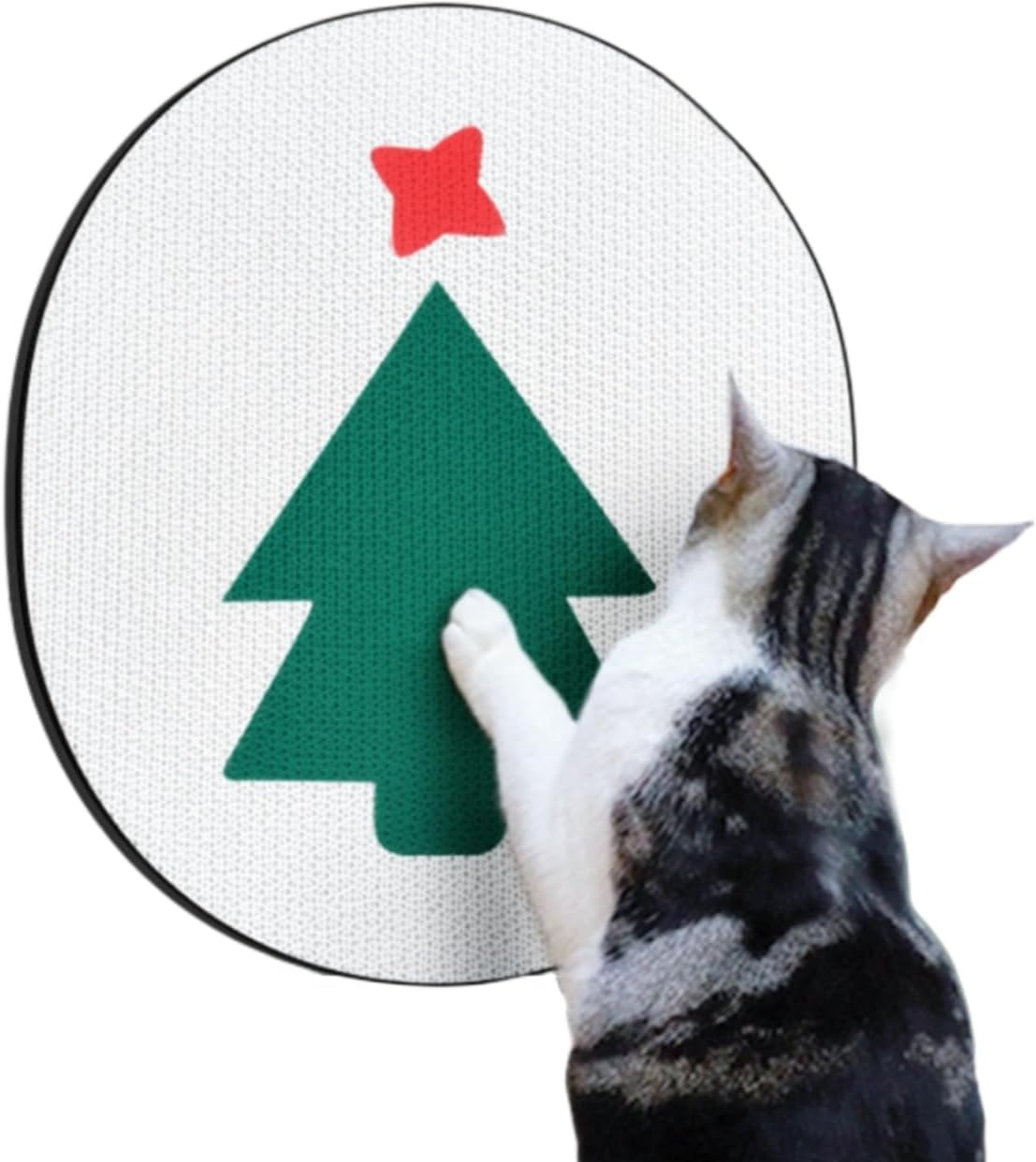 Wall-Mounted Cat Scratcher Pad with Catnip for Indoor Cats